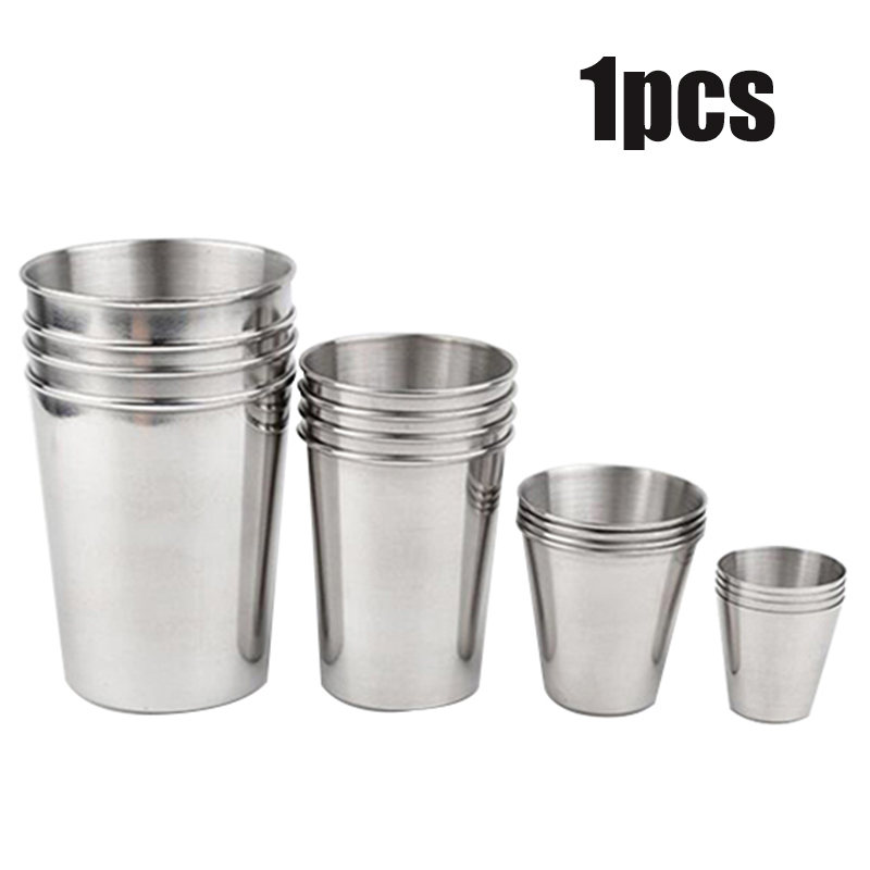Korean Tea Set - Rvs Metalen Cup Bier Kopjes 30/70/180/320