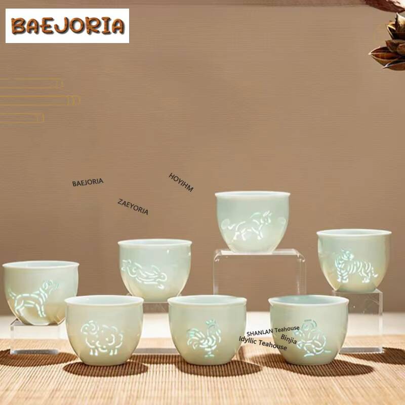 Celadon Ceramic Cup - 175ml Zodiac Signs Celadon Prachtige theekopje