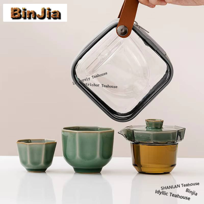 Celadon Ceramic Cup - Yue Oven Celadon Reizen Draagbare Gast