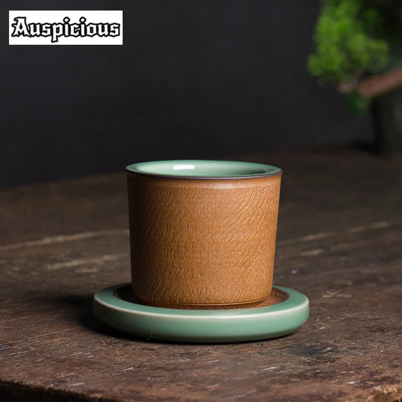 Celadon Ceramic Cup - 110Ml High-End Longquan Celadon Theekopje Handgemaakt