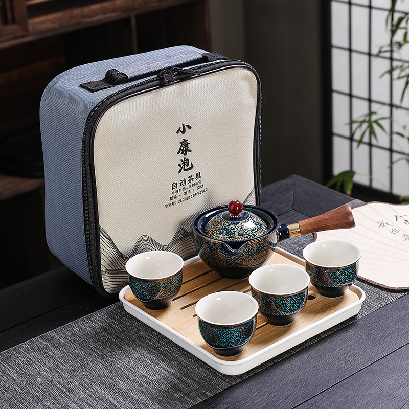 Korean Tea Set - Chinese Kung Fu Thee Set Zand