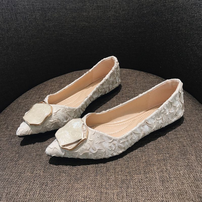 Korean Lifestyle Trends - Dames schoenen, platte spitse teen met