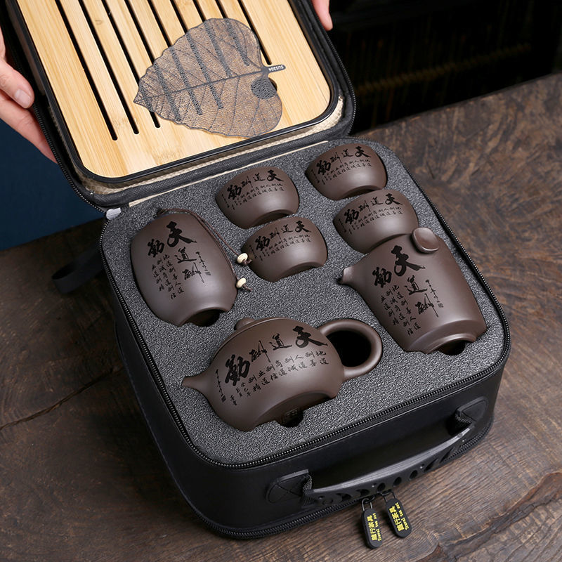 Korean Tea Set - Draagbare keramische theeserviesset Chinese traditie Kung