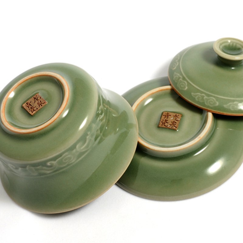Hoogwaardige celadon Gaiwan cr - Celadon Ceramic Cup recensie en prijs