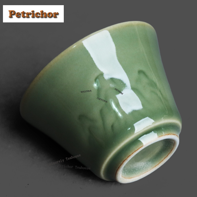 50ml Yue Kiln Celadon Relief T - Celadon Ceramic Cup recensie en prijs