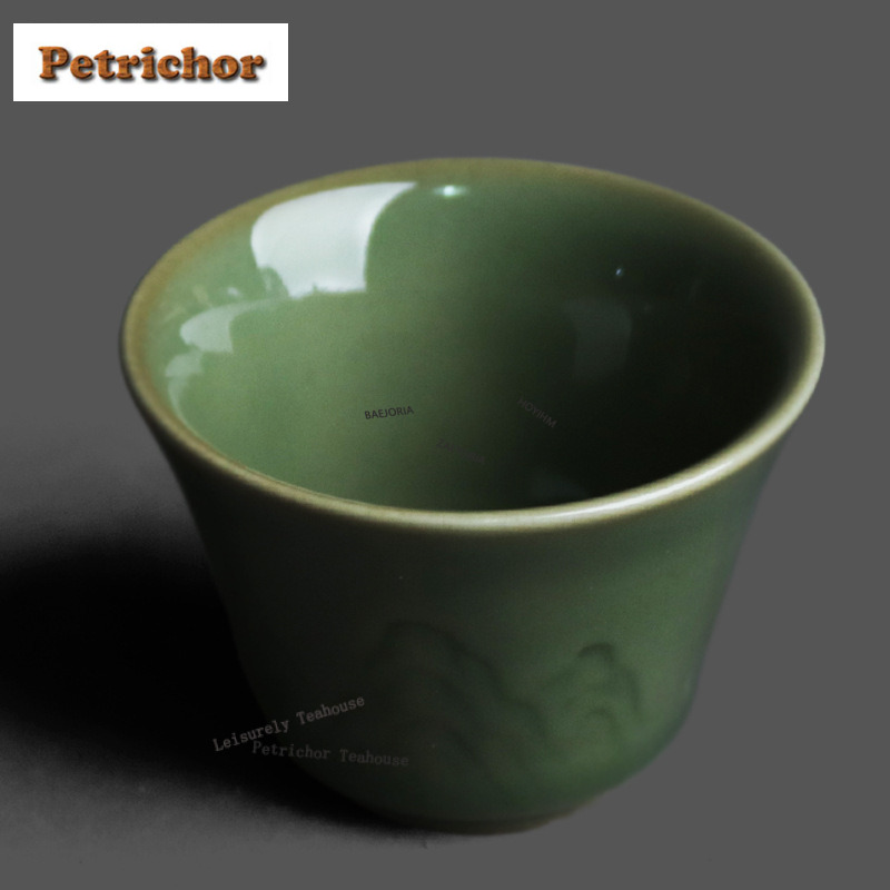 50ml Yue Kiln Celadon Relief T - Celadon Ceramic Cup recensie en prijs