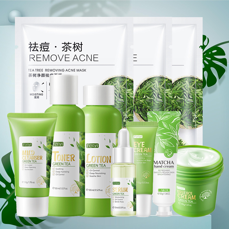 Gezichtsverzorgingsset Sakura  - Korean Tea Set recensie en prijs