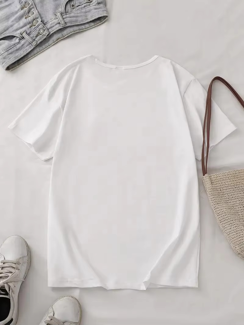 Dames-T-shirt met een illustra - Korean Lifestyle Trends recensie en prijs