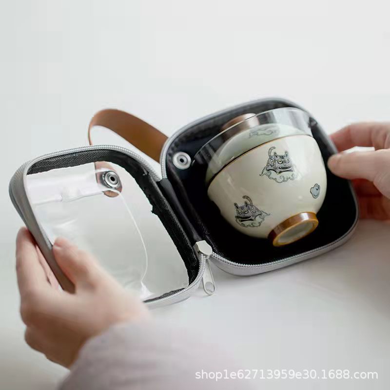 Reizen Thee Set Draagbare Tas  - Korean Tea Set recensie en prijs